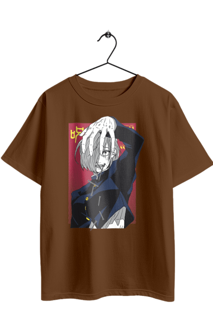 Футболка оверсайз з принтом "Магічна битва Нобара". Anime, jujutsu kaisen, manga, nobara, nobara kugisaki, аніме, магічна битва, манга, нобара, нобара кугісакі. 2070702