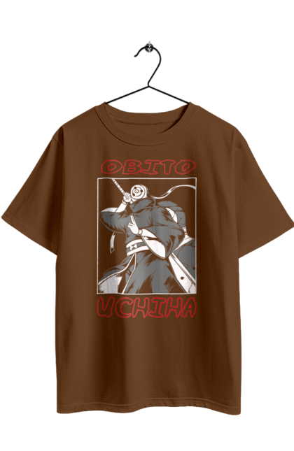 Футболка оверсайз з принтом "Наруто". Naruto, obito uchiha, аніме, манга, наруто, ніндзя, персонаж, серіал. 2070702