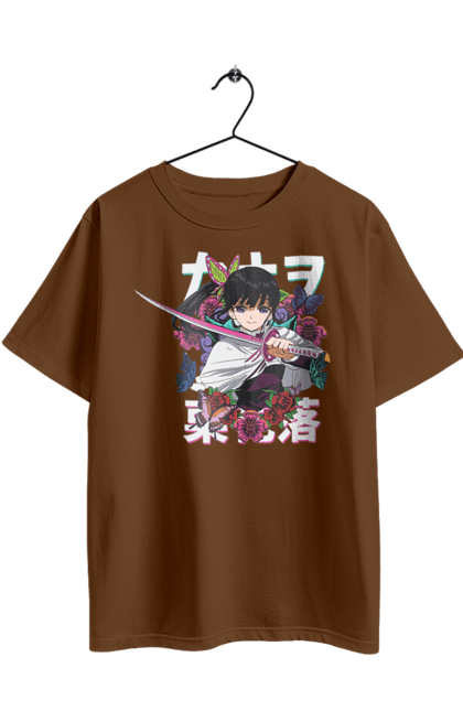Футболка оверсайз з принтом "Винищувач Демонів Канао". Anime, demon slayer, kanao, kimetsu no yaiba, manga, аніме, винищувач демонів, канао, манга, серіал. 2070702