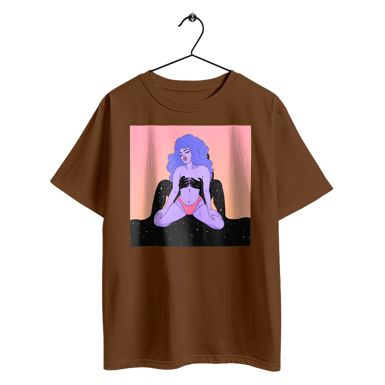 Фиолетовая Девушка В Трусиках