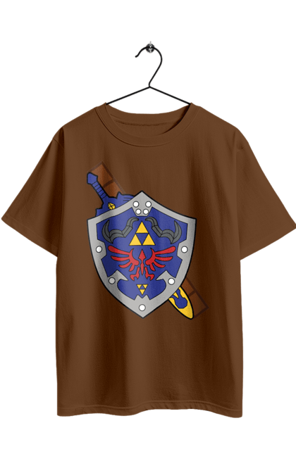 Футболка оверсайз з принтом "The Legend of Zelda". Legend of zelda, nintendo, zelda, аркада, бойовик, відеогра, гра, квест, пригоди, шіґеру міямото. 2070702