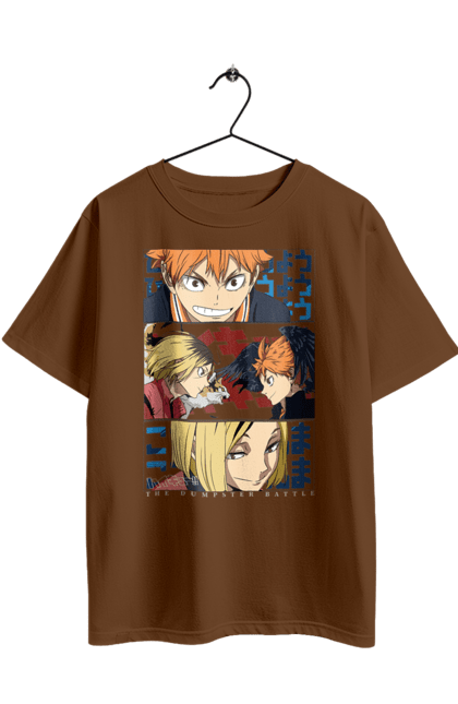 Oversized t-shirt with prints Haikyu!! Hinata and Kenma. Anime, haikyu, hinata, kenma, manga, shoyo hinata, sports anime, volleyball. 2070702
