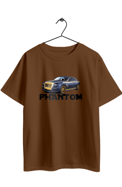 Футболка оверсайз з принтом "Ролс ройс". Авто, автомобіль, люкс клас, ролс ройс, седан, фантом. 2070702