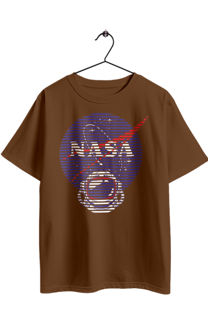 Футболка оверсайз з принтом "NASA". Nasa, авіація, астронавтика, дослідження, космонавтика, космос, наука, ракета, сша, технології. 2070702