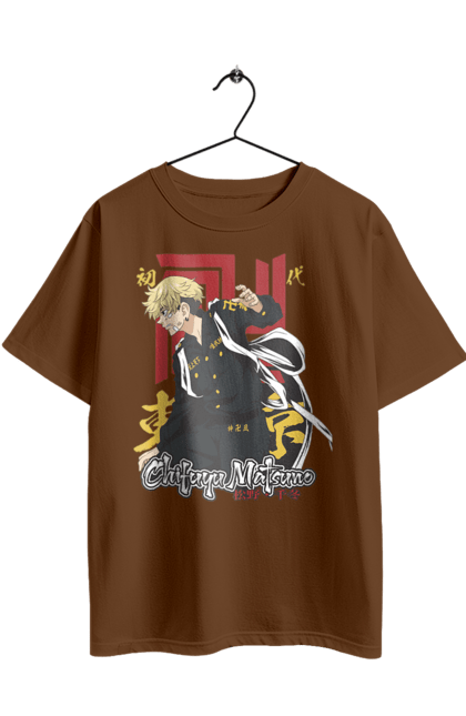 Футболка оверсайз с принтом Токийские мстители Чифую. Chifuyu matsuno, tokyo revengers, аниме, манга, токийская свастика, токийские мстители, чифую, чифую мацуно. 2070702