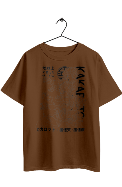 Футболка оверсайз з принтом "Перли дракона". Anime, dragon ball, goku, manga, vegeta, аніме, вегета, гоку, манга, перли дракона. 2070702