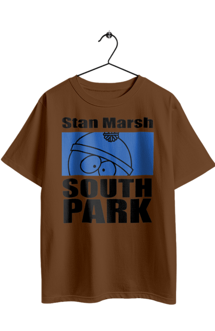 Футболка оверсайз с принтом Южный Парк Стен Марш. South park, stan marsh, мультсериал, стен марш, стэн марш, южный парк. 2070702