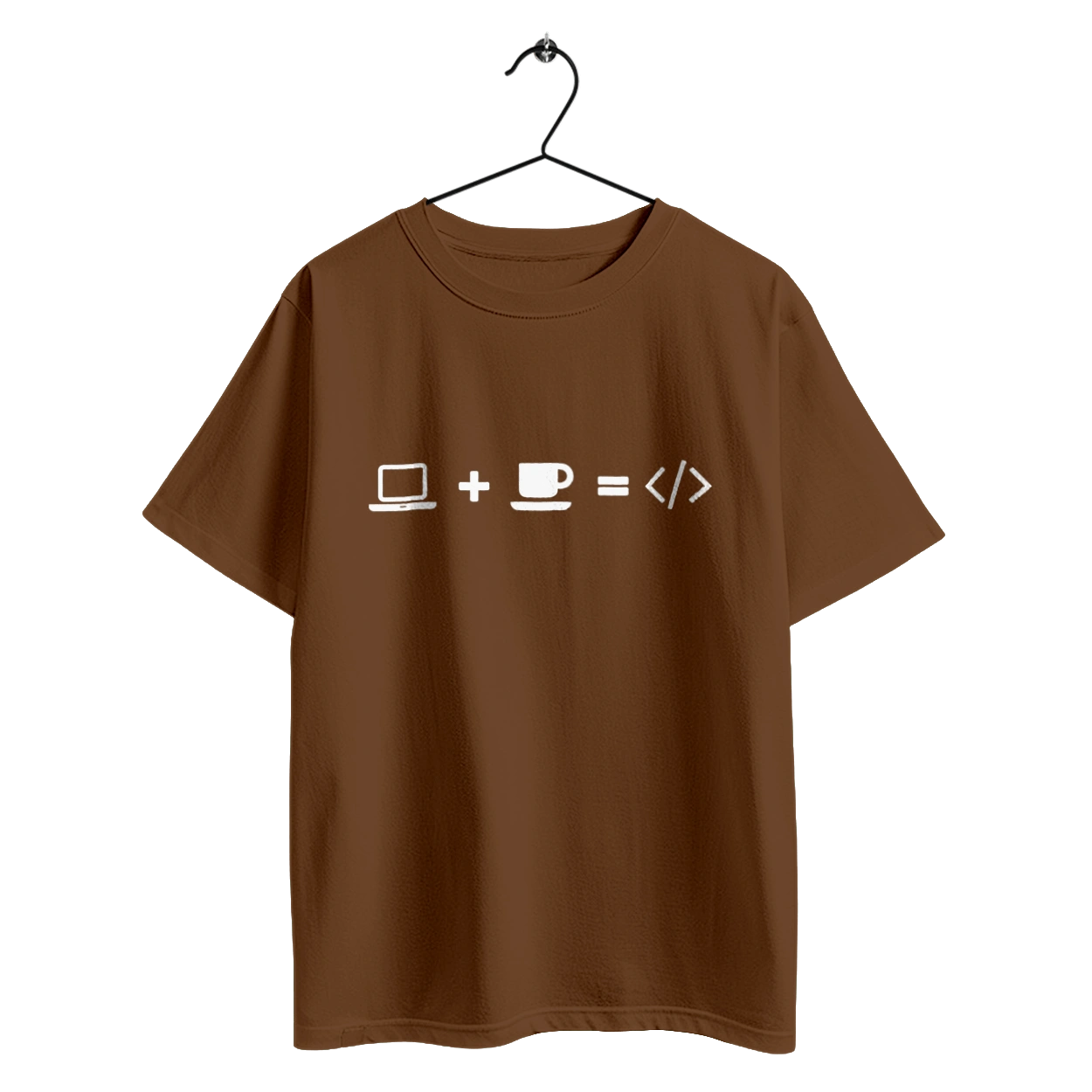 Computer plus coffee equals code