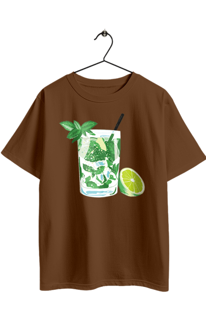 Oversized t-shirt with prints Mojito And Lemon Drink. Drink, lemon, mojito. 2070702
