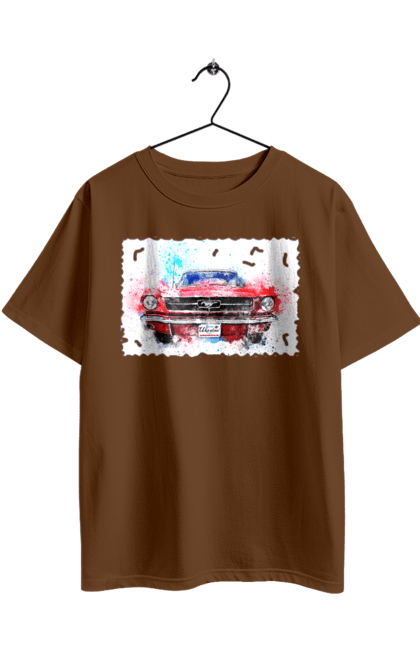 Футболка оверсайз з принтом "Автомобіль мустанг". Автомобіль мустанг, донати, допомога, дорога, колесо, конь, машина, мустанг, пейпел, україна. 2070702