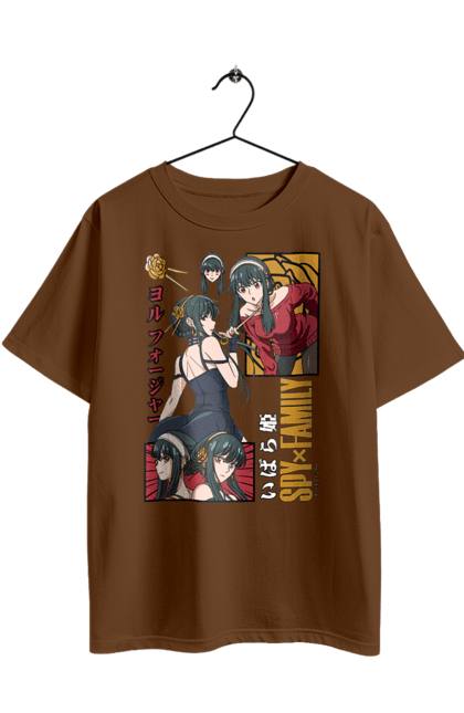 Футболка оверсайз з принтом "Сім'я шпигуна Йор". Spy x family, аниме, аня, йор, лойд, манга, сім я шпигуна. 2070702