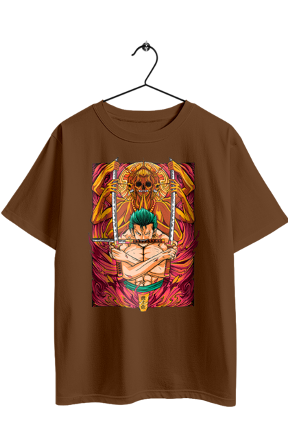 Футболка оверсайз з принтом "Ван Піс Зоро". One piece, roronoa zoro, аніме, ван пис, ван піс, зоро, манга, ророноа зоро, фехтувальник. 2070702