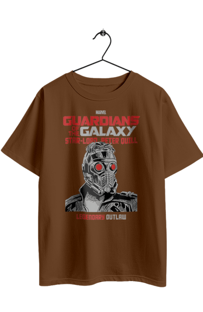 Футболка оверсайз с принтом Звёздный Лорд. Marvel, peter quill, star lord, star-lord, starlord, звёздный лорд, марвел, питер квилл. 2070702