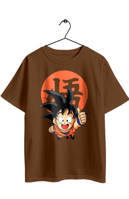 Футболка оверсайз з принтом "Перли дракона Сон Гоку". Dragon ball, manga, son goku, аніме, гоку, манга, перли дракона, сон гоку. 2070702