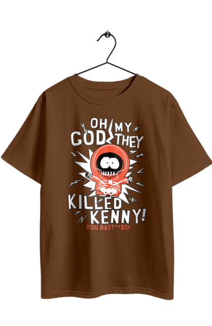 Футболка оверсайз з принтом "Південний парк Кенні". Kenny, kenny mccormick, south park, кенні, кенні маккормік, мультсеріал, південний парк. 2070702