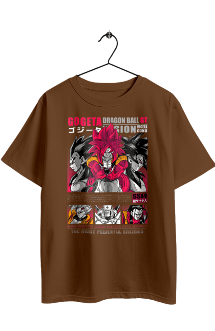 Футболка оверсайз з принтом "Перли дракона". Anime, dragon ball, goku, manga, vegeta, аніме, вегета, гоку, манга, перли дракона. 2070702