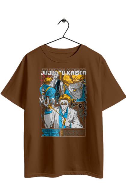 Футболка оверсайз з принтом "Магічна битва Нанамі". Anime, jujutsu kaisen, manga, nanami, nanami kento, аніме, магічна битва, манга, нанамі, нанамі кенто. 2070702