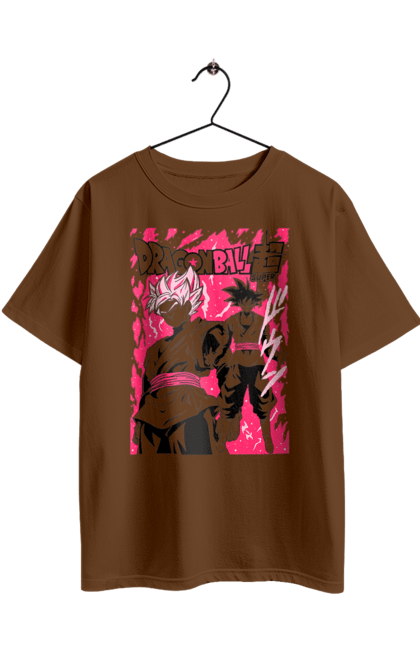 Футболка оверсайз з принтом "Перли дракона". Anime, dragon ball, goku, manga, vegeta, аніме, вегета, гоку, манга, перли дракона. 2070702