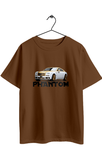Футболка оверсайз з принтом "Ролс ройс". Авто, автомобіль, люкс клас, ролс ройс, седан, фантом. 2070702