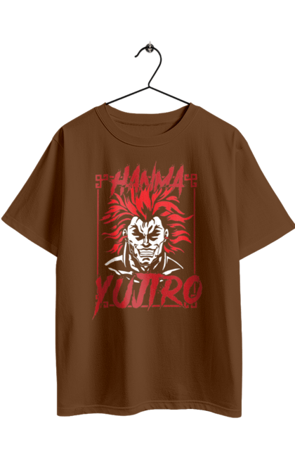 Футболка оверсайз з принтом "Боєць Баки Ханма Юдзіро". Anime, hanma baki, manga, yujiro hanma, аніме, боєць баки, бойові мистецтва, манга, серіал, ханма юдзіро. 2070702