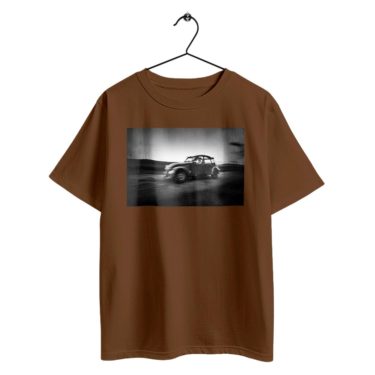 Retro car black and white