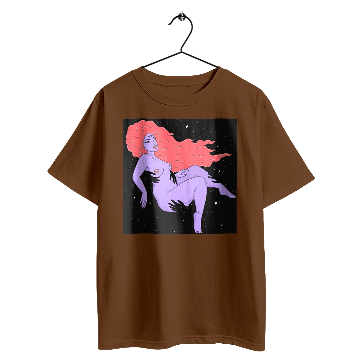 Purple Girl In Black Dire