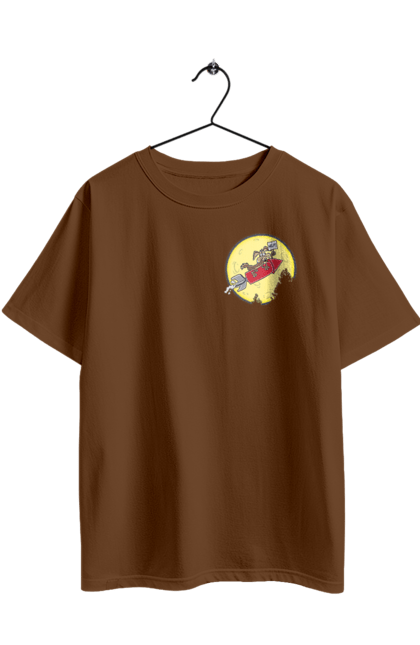 Футболка оверсайз з принтом "Хитрий кайот". Антигерой, вайлі кайот, веселі мелодії, віллі, злодій, кайот, не відчуває болю, персонаж мультфільму, північноамериканський кайот, уайлі, швидкий та сміливий. 2070702