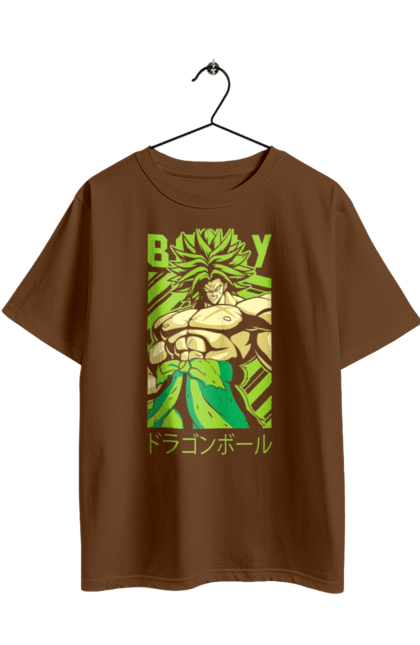 Футболка оверсайз з принтом "Перли дракона Бролі". Broly, dragon ball, manga, аніме, бролі, манга, перли дракона. 2070702