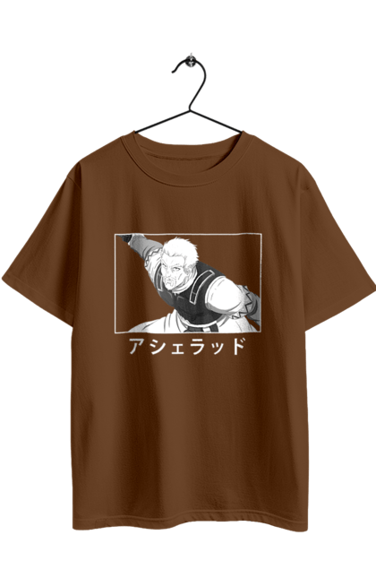 Футболка оверсайз з принтом "Сага про Вінланд Аскеладд". Anime, askeladd, manga, vinland saga, аніме, аскеладд, манга, сага про вінланд. 2070702