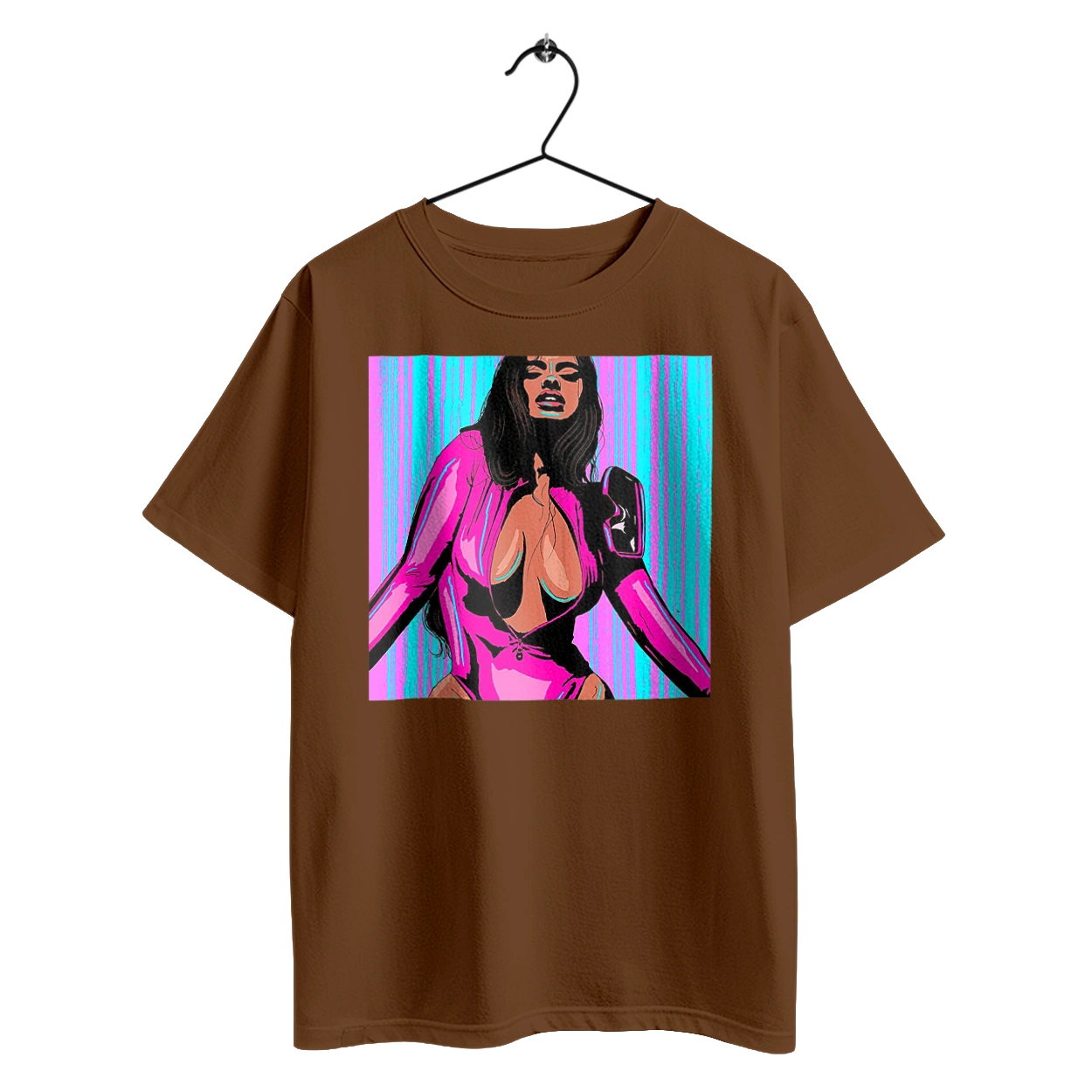 Girl With Deep Neckline