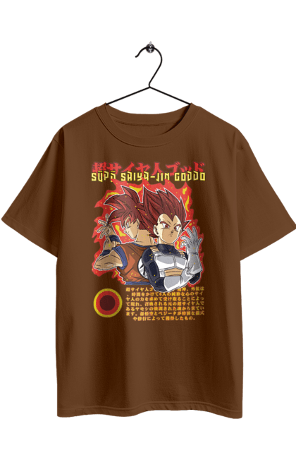 Футболка оверсайз з принтом "Перли дракона". Anime, dragon ball, goku, manga, vegeta, аніме, вегета, гоку, манга, перли дракона. 2070702