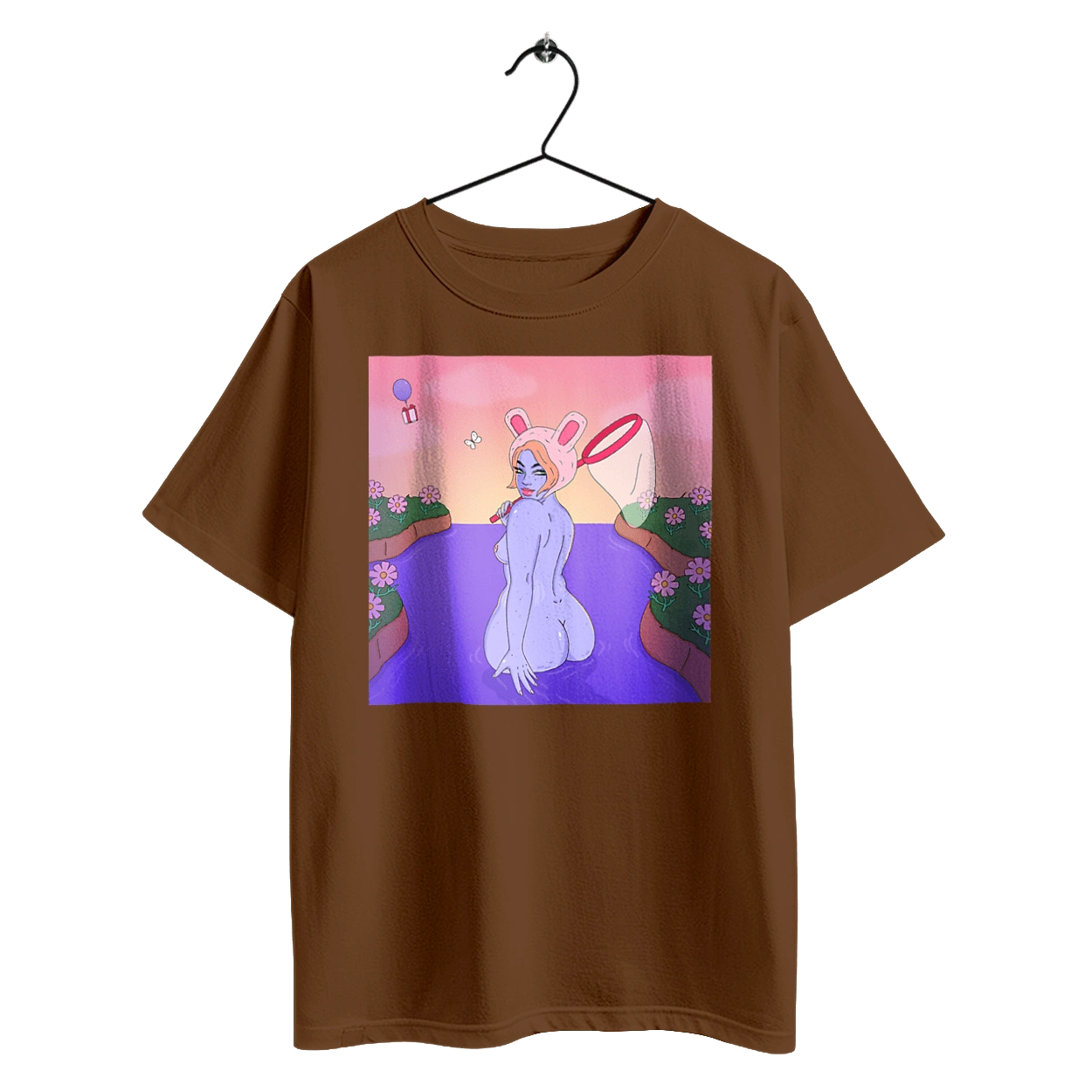 Purple Girl On The Hunt