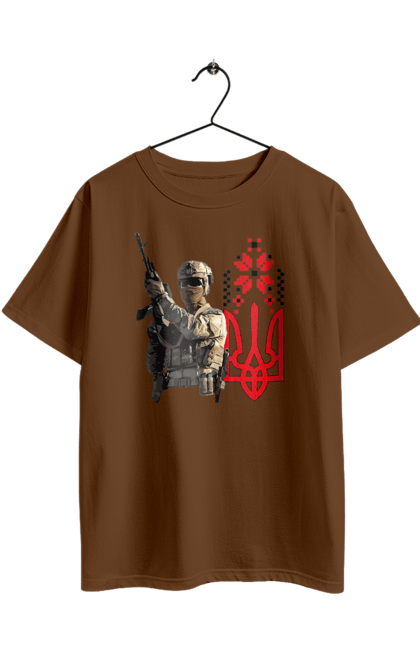 Футболка оверсайз з принтом "Гвардія наступу". F 16, himars, leopard, patriot, гвардія наступу, контрнаступ, літо 2023, літо контрнаступ, перемога. 2070702
