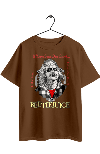 Oversized t-shirt with prints Beetlejuice. Beetlejuice, comedy, ghost, horror, movie, tim burton, warner bros. 2070702