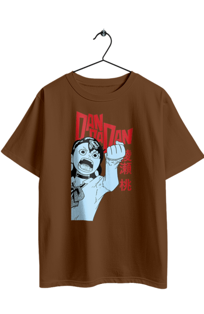 Oversized t-shirt with prints Dandadan Momo Ayase. Anime, ayase, dandadan, manga, momo, momo ayase. 2070702