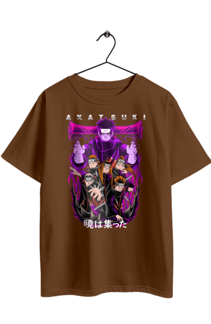 Oversized t-shirt with prints Naruto Akatsuki. Akatsuki, anime, character, manga, naruto, ninja, pain, tv series, yahiko. 2070702