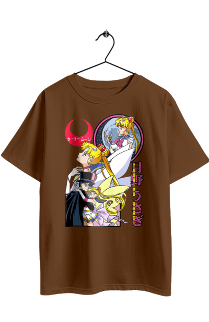 Футболка оверсайз з принтом "Сейлор Мун". Sailor moon, usagi tsukino, аніме, драма, махо-сьодзьо, сейлор мун, серіал, усагі цукіно. 2070702