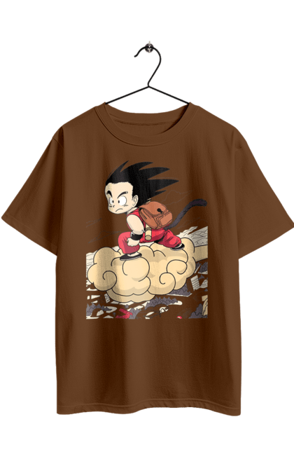 Футболка оверсайз з принтом "Перли дракона Сон Гоку". Dragon ball, manga, son goku, аніме, гоку, манга, перли дракона, сон гоку. 2070702