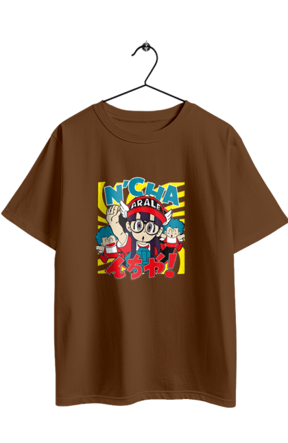 Футболка оверсайз з принтом "Dr. Slump Арале Норімакі". Anime, arale norimaki, dr. slump, manga, аніме, арале норімакі, доктор сламп, лікар сламп, манга. 2070702