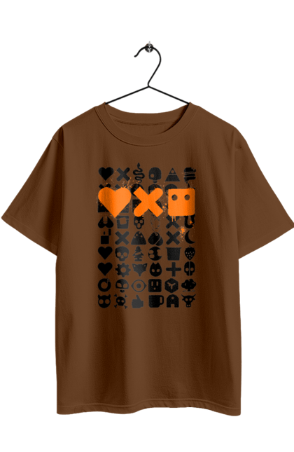 Футболка оверсайз з принтом "Роботизація". Robot, життя роботів, код, код машин, кохання машин, любов роботів, роботи та кохання, роботи у житті, роботизоване кохання. 2070702