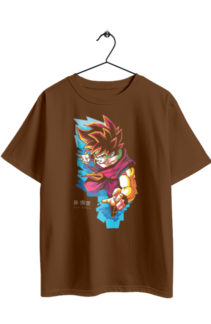 Футболка оверсайз з принтом "Перли дракона Сон Гоку". Dragon ball, manga, son goku, аніме, гоку, манга, перли дракона, сон гоку. 2070702
