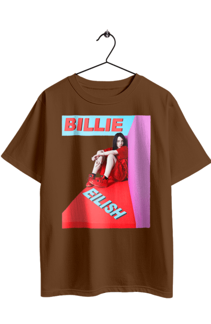 Футболка оверсайз з принтом "Біллі Айліш". Біллі айліш, логотип біллі айліш, принт біллі айліш, співачка біллі айліш. 2070702