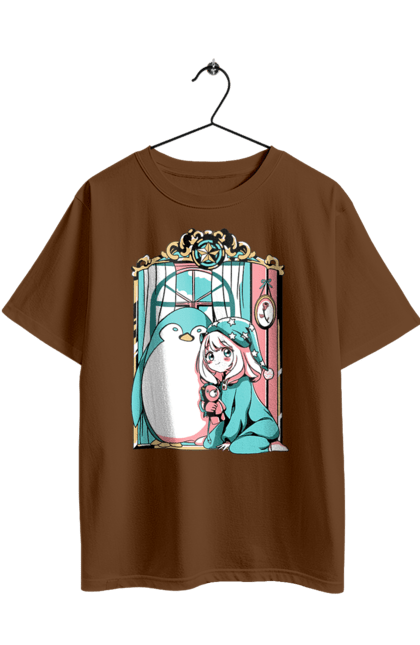 Футболка оверсайз з принтом "Сім'я шпигуна Аня". Spy x family, аниме, аня, йор, лойд, манга, сім я шпигуна. 2070702