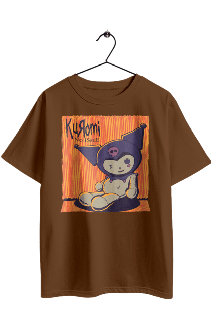 Oversized t-shirt with prints Hello Kitty Kuromi. Anime, character, hello kitty, kuromi, my melody, sanrio. 2070702