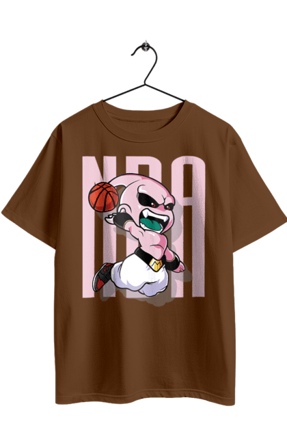 Oversized t-shirt with prints Dragon Ball Majin Buu. Anime, antagonist, dragon ball, majin buu, manga, tv series. 2070702