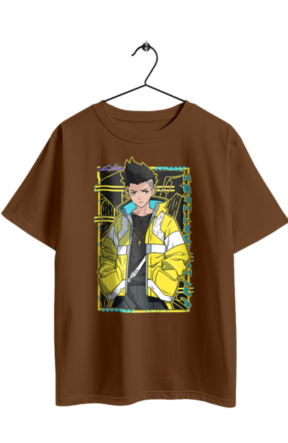 Oversized t-shirt with prints Cyberpunk: Edgerunners David. Anime, cd project, cyberpunk, david, edgerunners, game, netflix, video game. 2070702