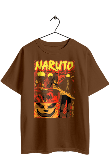 Футболка оверсайз с принтом Наруто. Naruto, аниме, манга, наруто, ниндзя, персонаж, сериал. 2070702