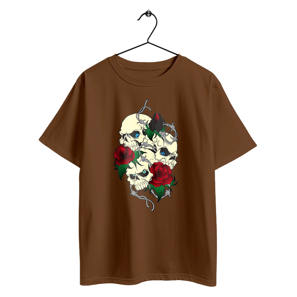 Черепа з трояндами