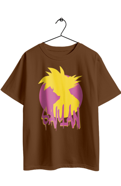 Футболка оверсайз з принтом "Перли дракона Сон Гоку". Dragon ball, manga, son goku, аніме, гоку, манга, перли дракона, сон гоку. 2070702