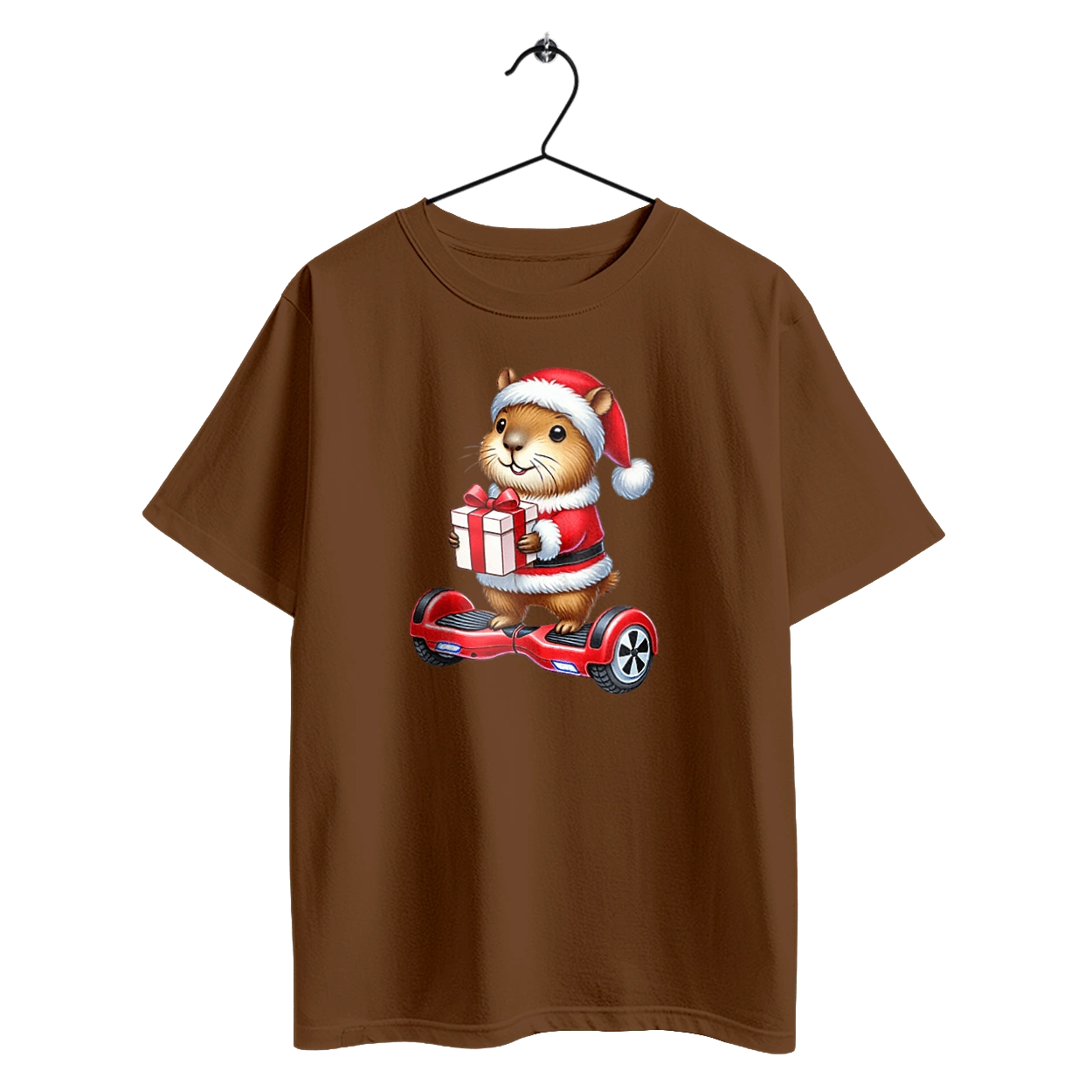 Різдвяна капібара з подарунком